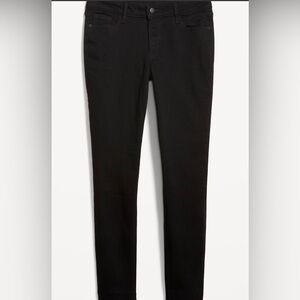 Old Navy Mid-Rise Rockstar Super-Skinny Jeans size 4, black